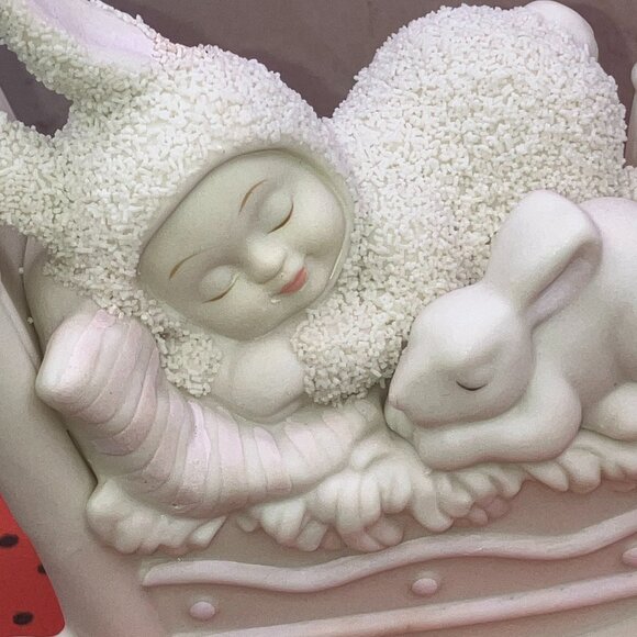 Dept 56 Snowbabies 3 Piece Easter Collection Rock-A-Bye/ I’ll Color / Oops - Picture 5 of 11